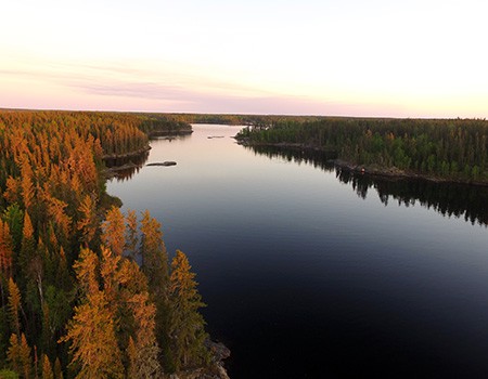 Daybreak on Manitoba Canada's Hidden Lake Outpost | Cobham River Lodge