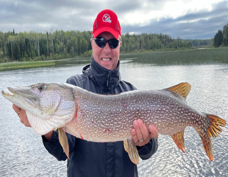 Best Northern pike fishing in Manitoba Canada