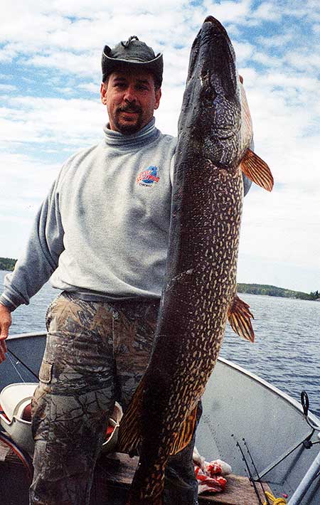 Cobham River offers remote fly in cabins that offer some of Canada's best northern pike fishing.
