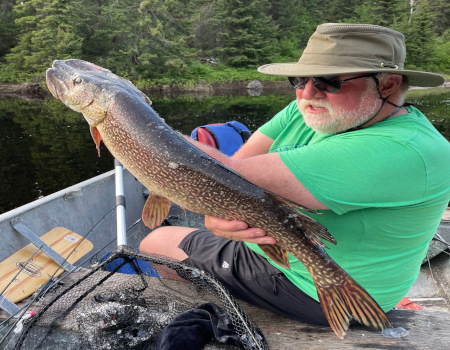 Northern Pike caught in Canada