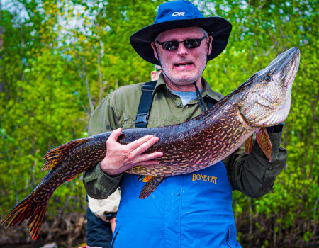 Trophy Pike Fishing Canada