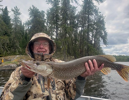 A majestic display captured in this Northern Pike Photo