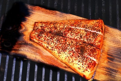 Cedar Plank Maple Chipotle Grilled Pike