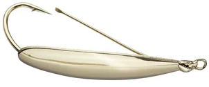 Weedless spoons are designed to be fished in weedy areas without getting caught on the vegetation.